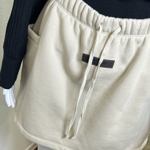 Essentials wheat miniwith Drawstring Waist - Picture 9 of 9